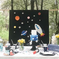 Fiesta de cumpleaños del espacio